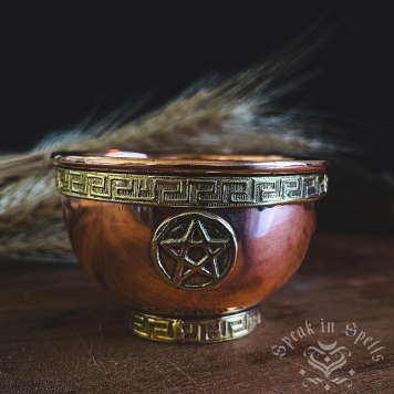 Copper Pentagram Offering Bowl, Australian witchcraft supplies, adelaide witchcraft store, free witchcraft spells, witchcraft store, witchcraft blog, wholesale witchcraft