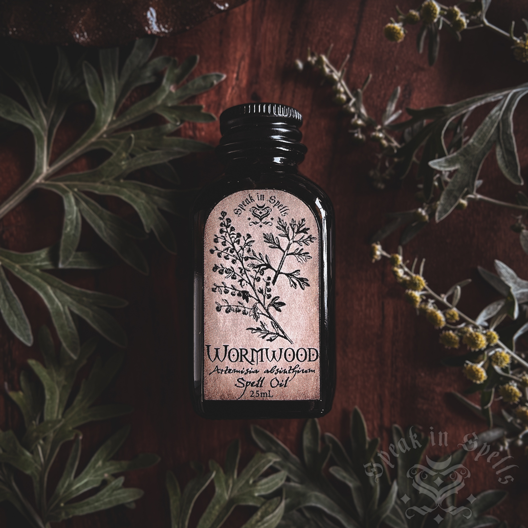 wormwood oil, australian witchcraft supplies, wiccan supplies, adelaide witchcraft shop, pagan supplies, medieval supplies australia, witchcraft store, dark magic, black magic, samhain australia